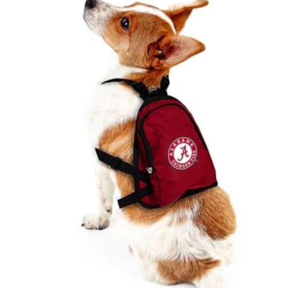 Alabama Crimson Tide Mini Pet Dog Doggie Backpack Officially Licensed Medium NWT - Picture 5 of 5